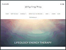 Tablet Screenshot of lifeology-energy.com